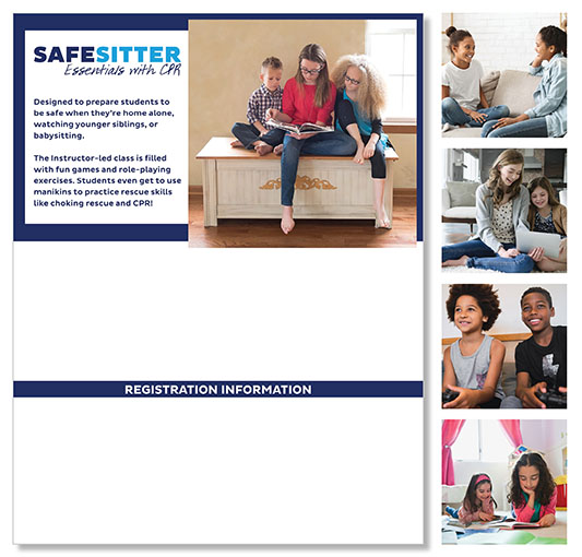 Marketing Flyer Safe Sitter Essentials